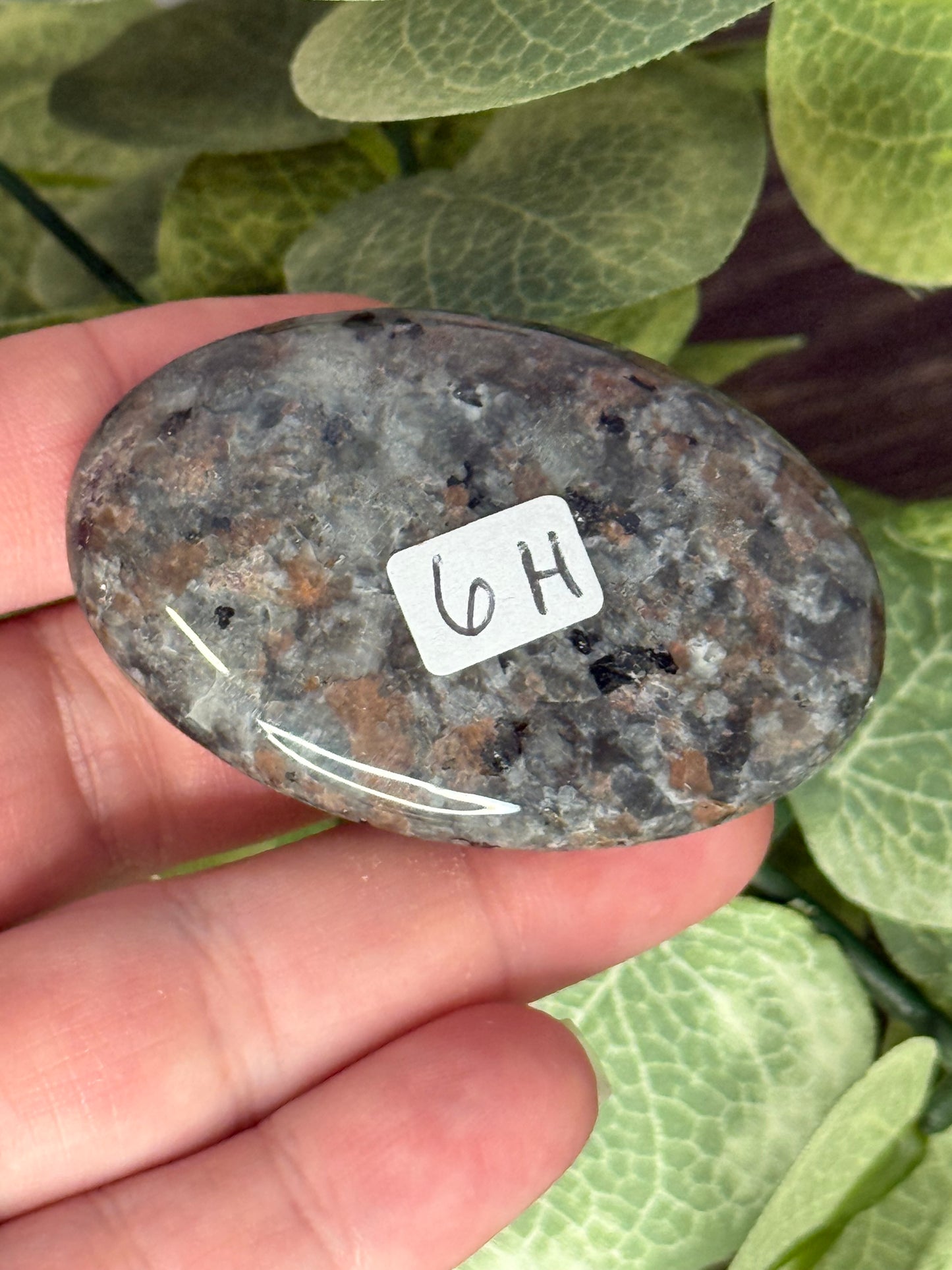 Yooperlite Palm Stones