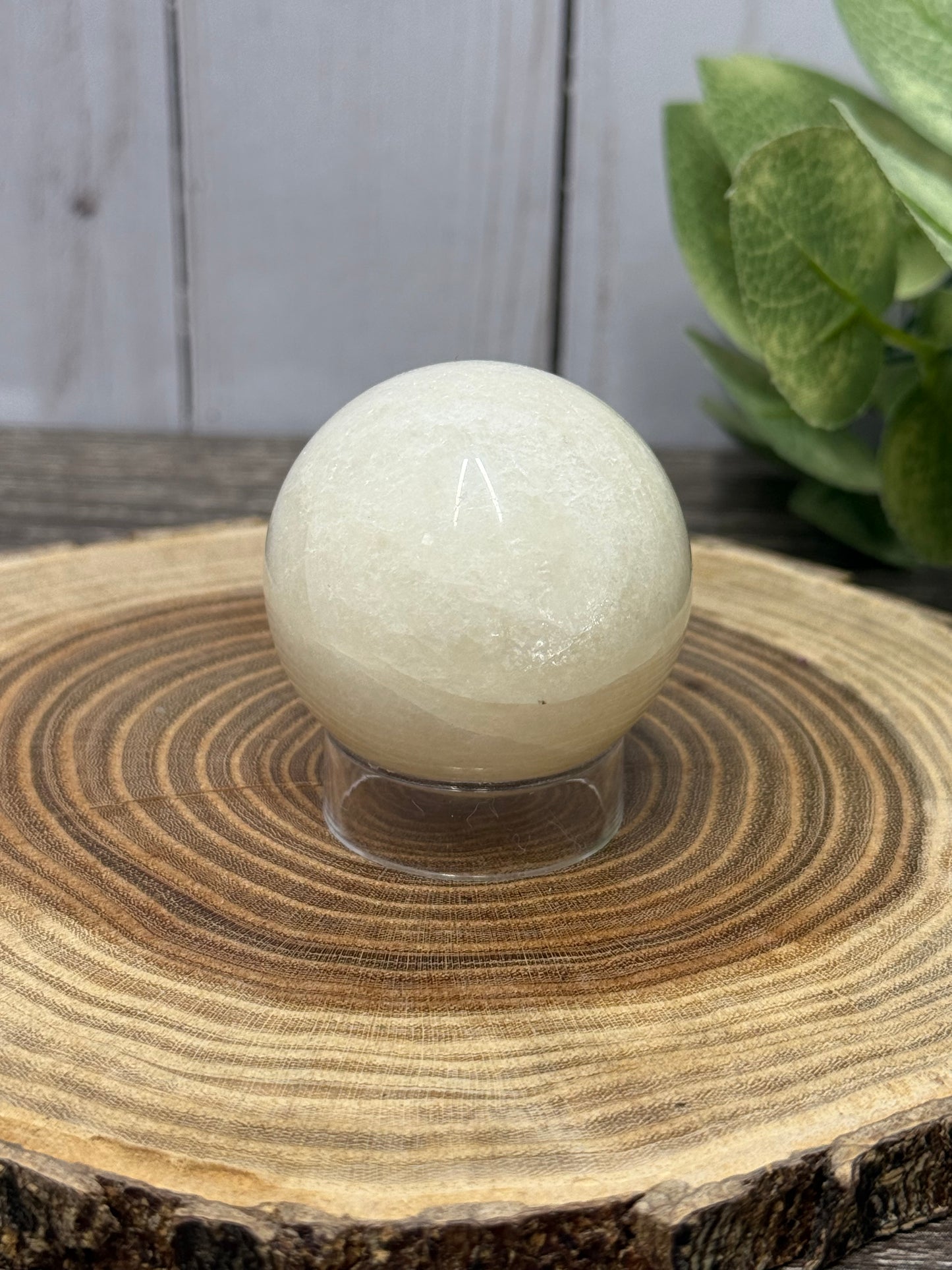 White Moonstone Spheres