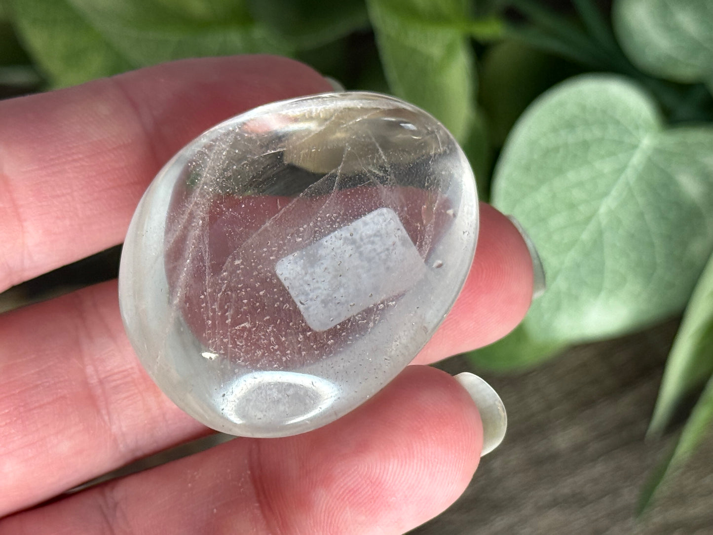 Smaller Clear Quartz Palm Stones