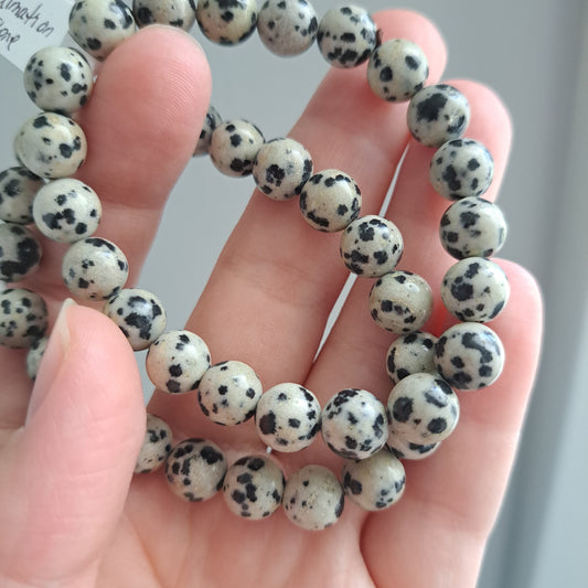 Dalmation Jasper - Bracelet 8 mm