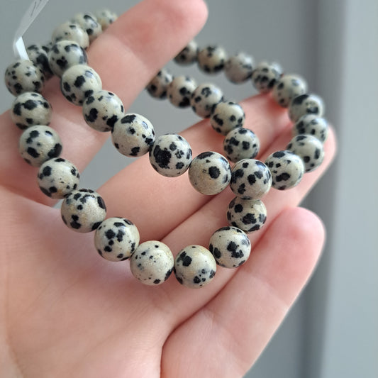 Dalmation Jasper - Bracelet 8 mm