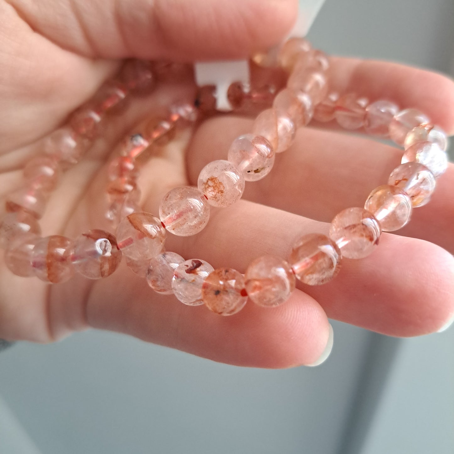 Fire Quartz - Bracelet 8 mm