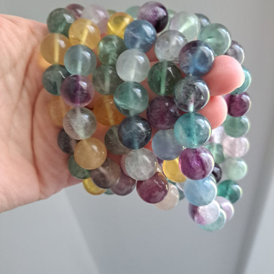 Fluorite - Bracelet (larger 13 mm)