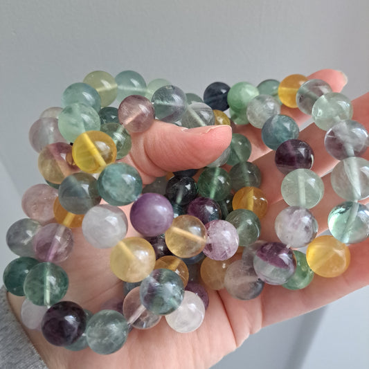 Fluorite - Bracelet (larger 13 mm)