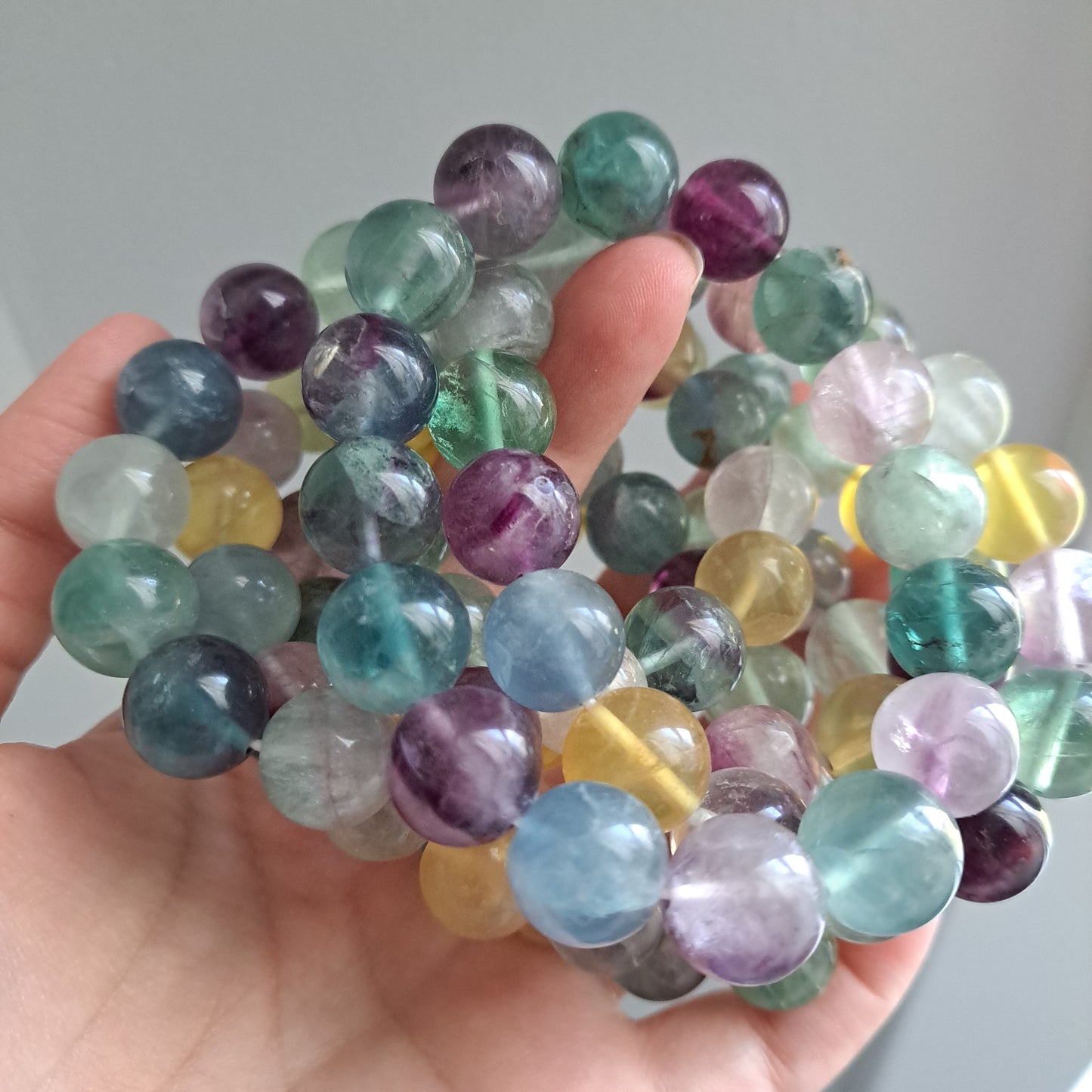 Fluorite - Bracelet (larger 13 mm)