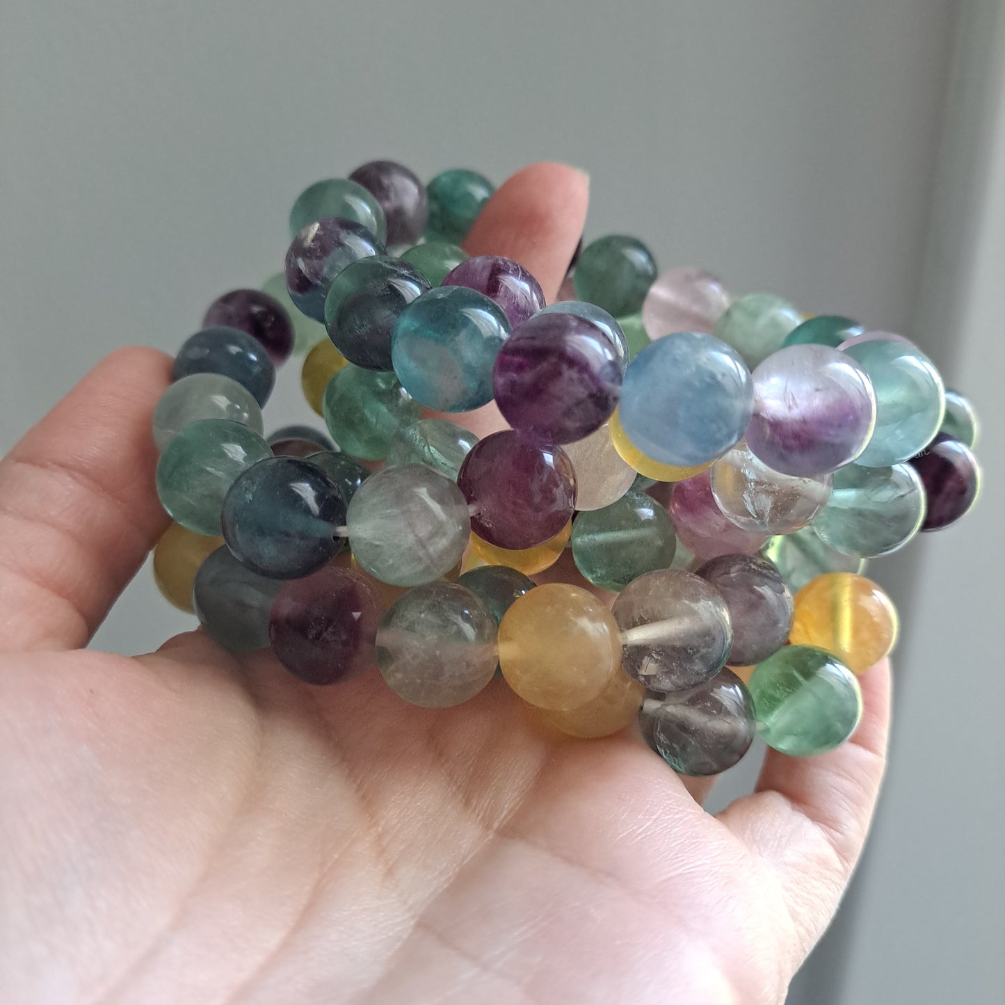 Fluorite - Bracelet (larger 13 mm)
