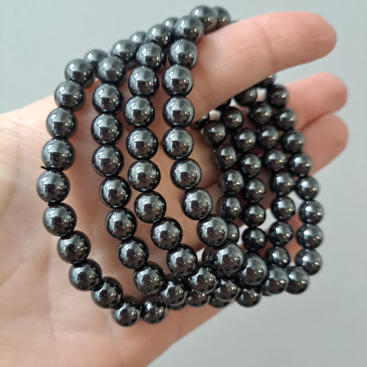Hematite - Bracelet 8 mm