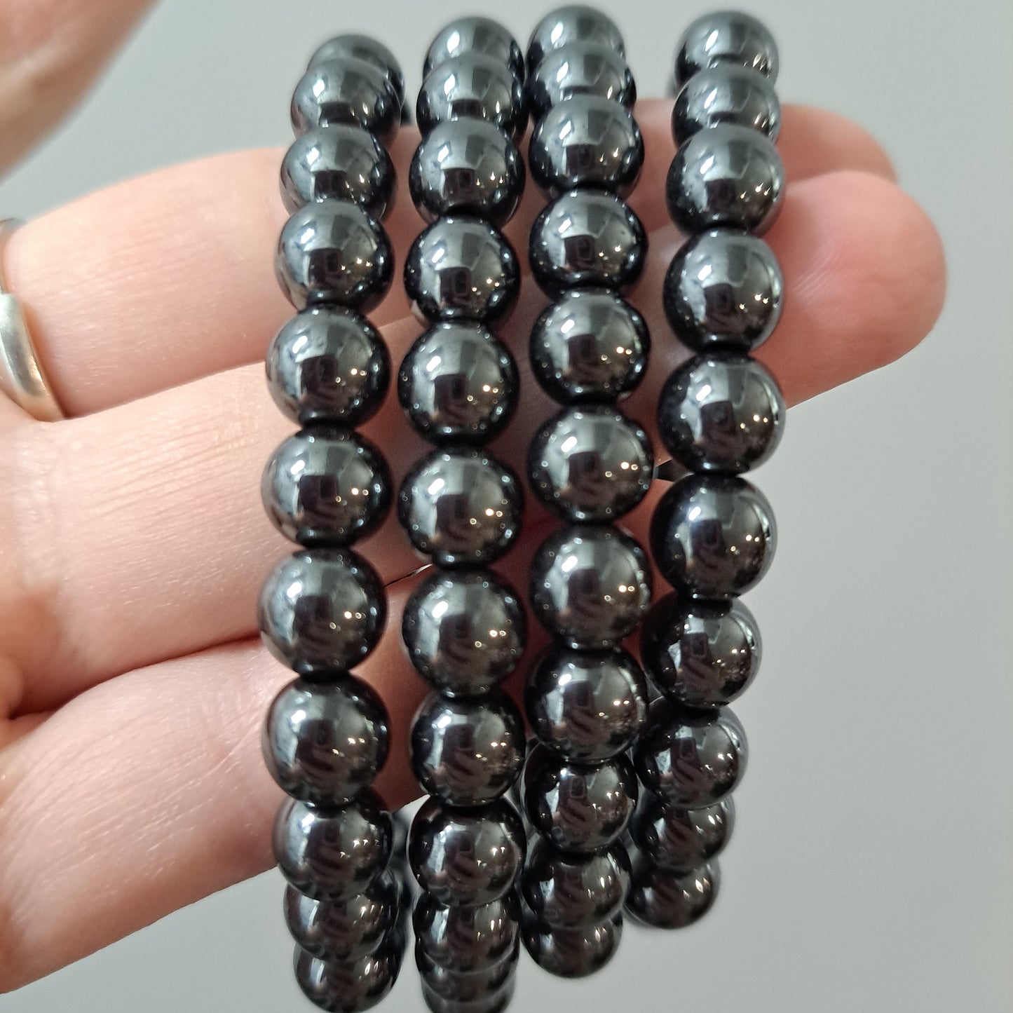 Hematite - Bracelet 8 mm