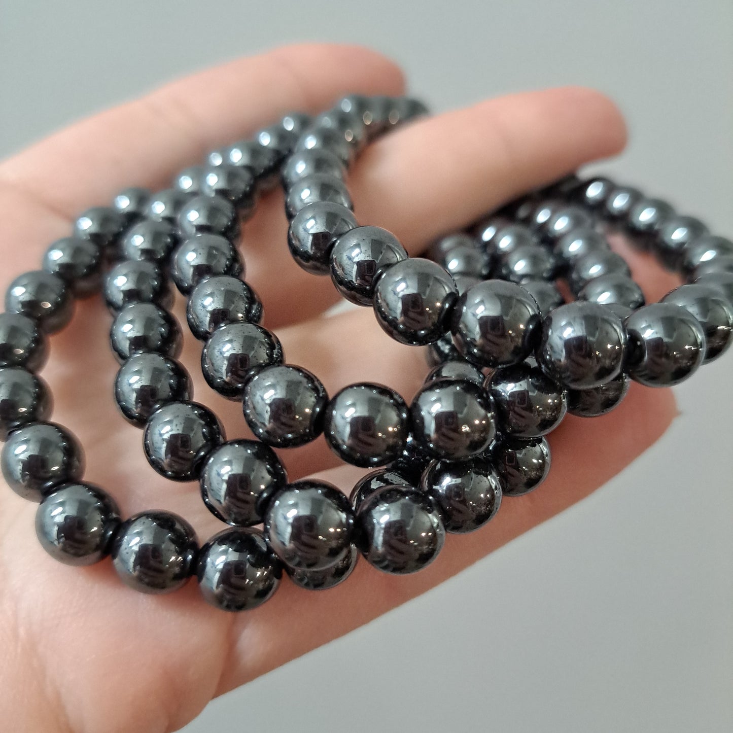 Hematite - Bracelet 8 mm