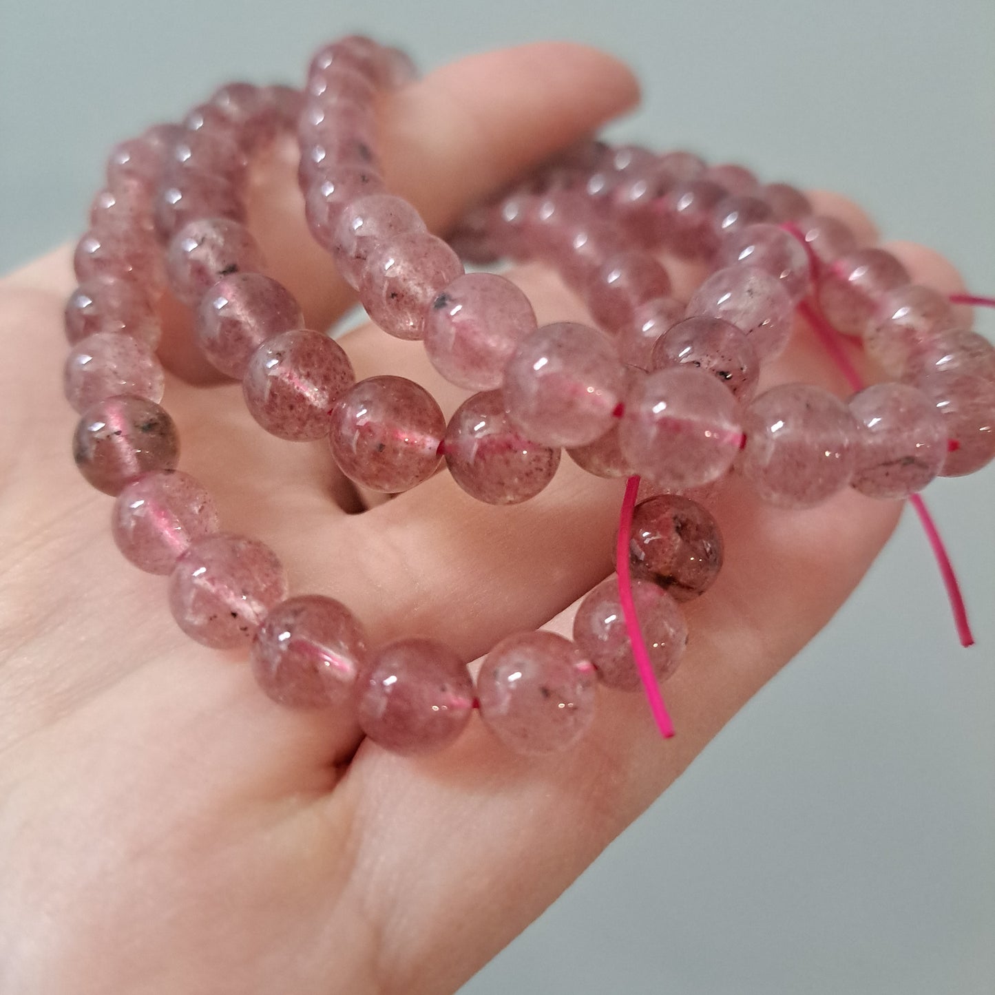Strawberry Quartz - Bracelet 8 mm