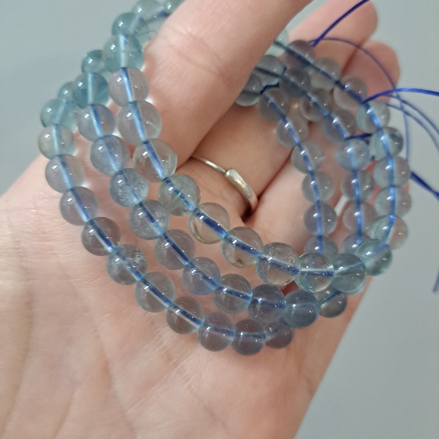 Blue Fluorite - Bracelet 6 mm