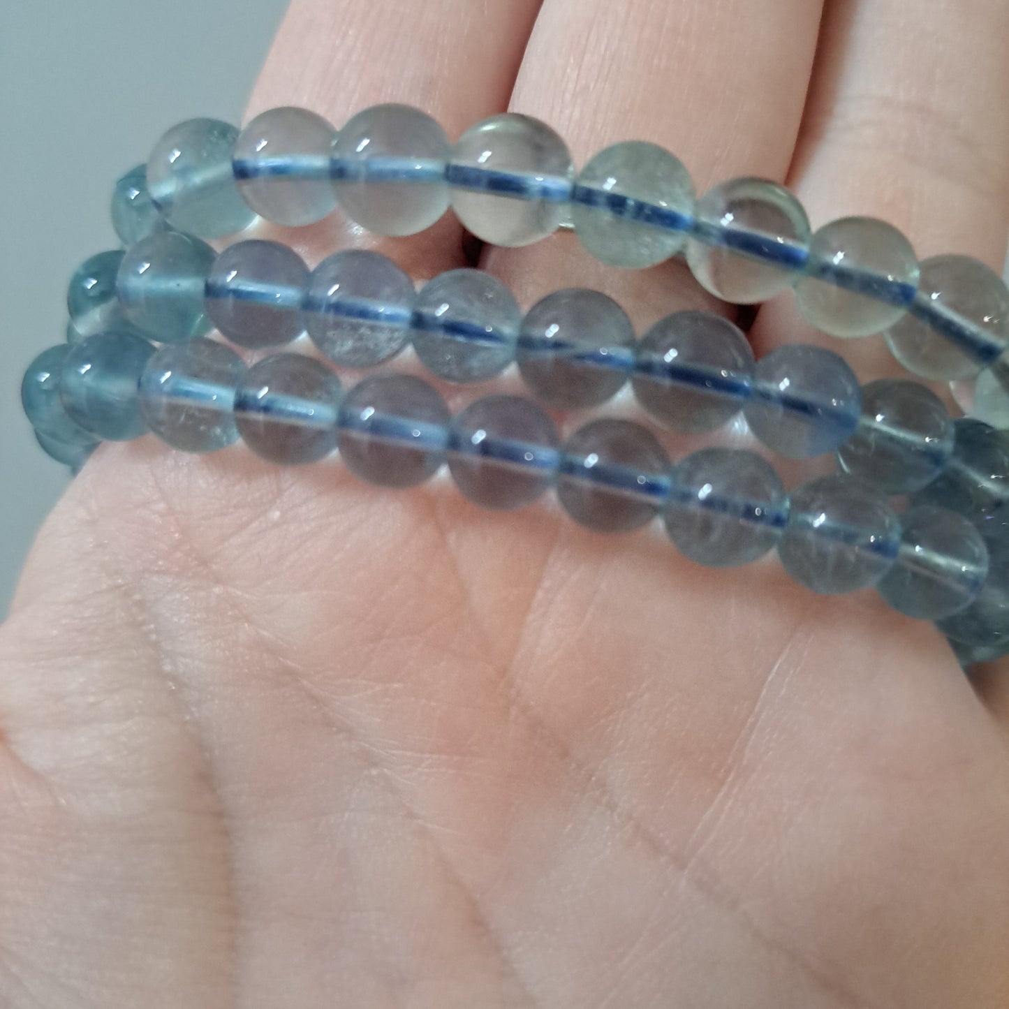 Blue Fluorite - Bracelet 6 mm