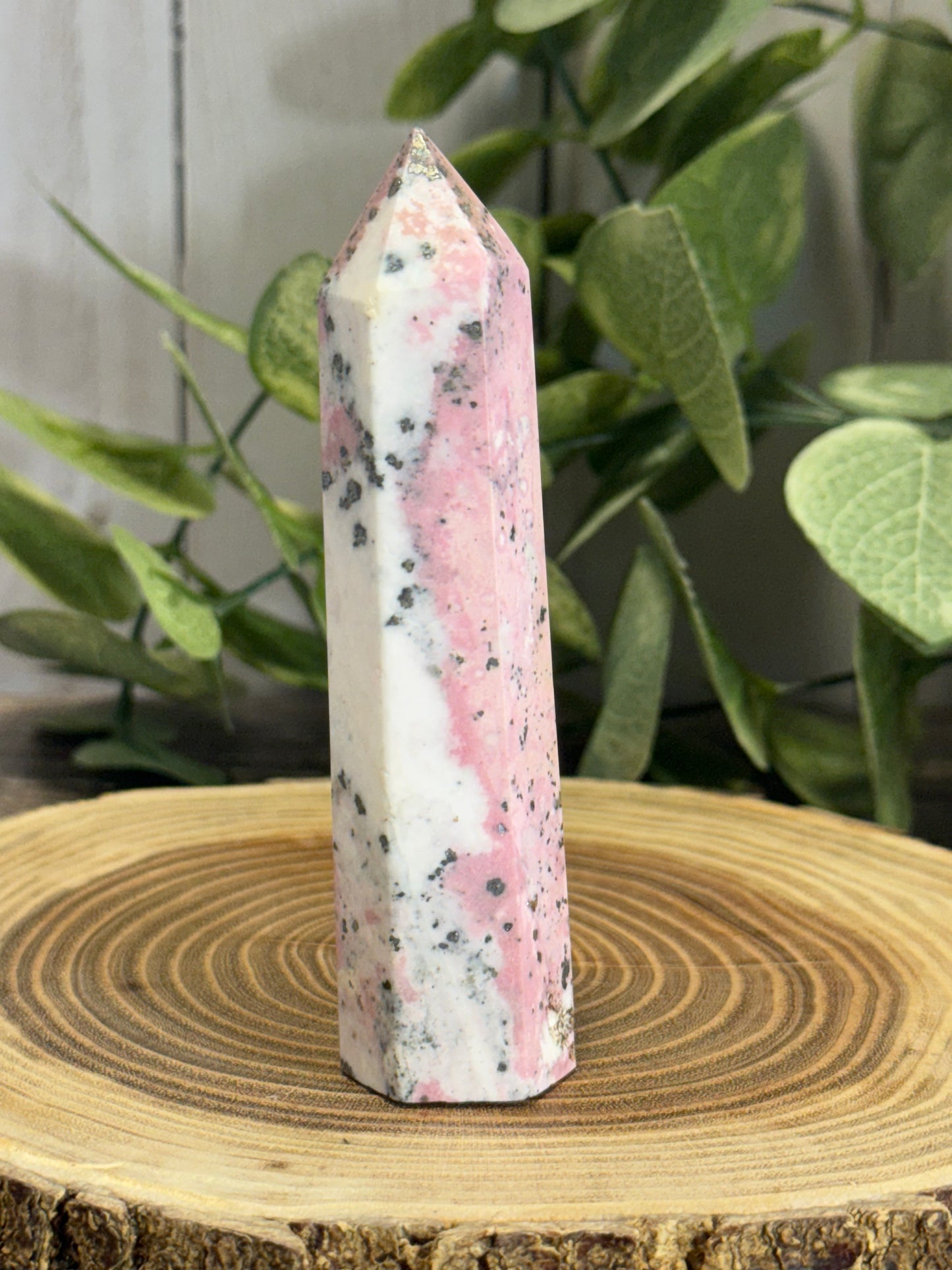 Pink Rhodonite Towers