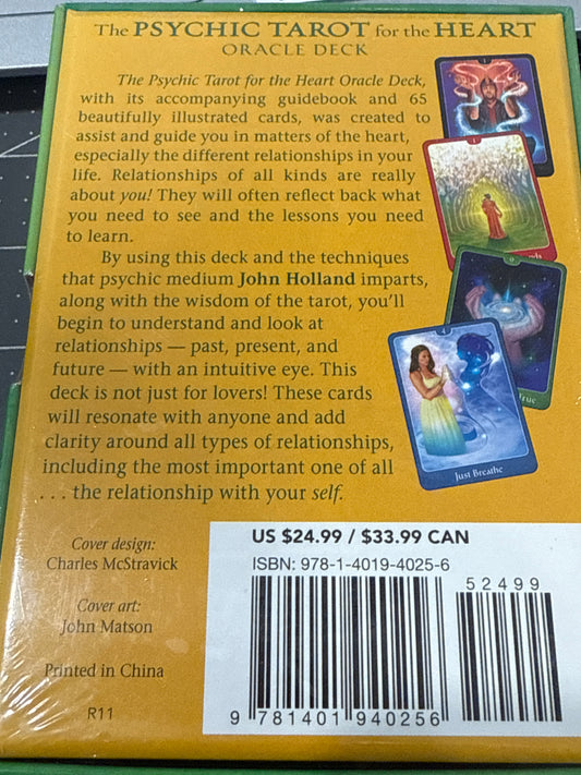 The Psychic Tarot for the Heart Oracle Deck: A 65 Card Deck and Guidebook