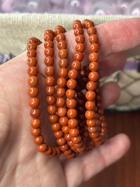 Red Jasper - Bracelet 4 mm