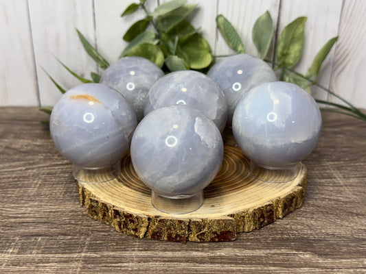 Blue Rose Quartz Sphere