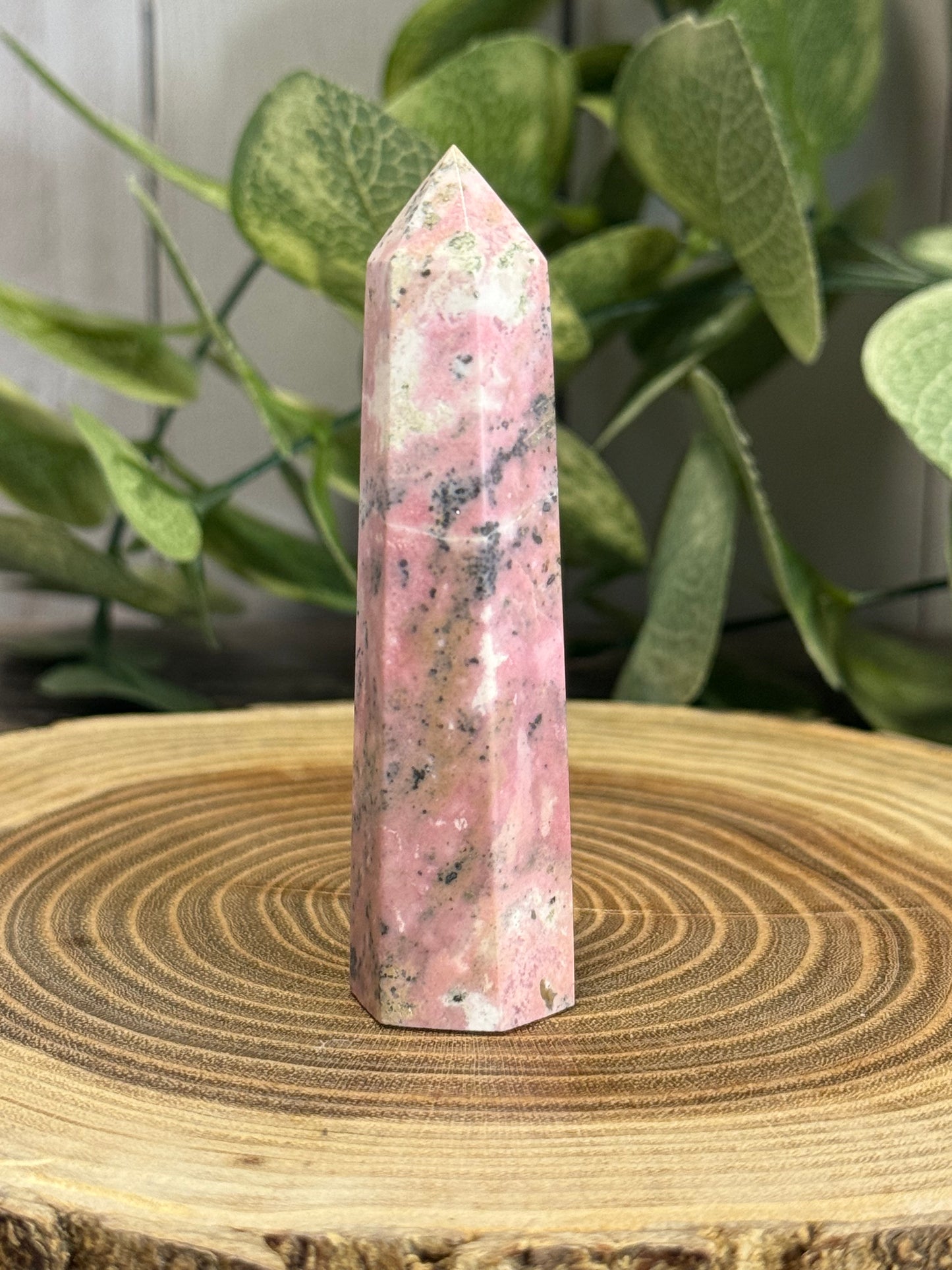Pink Rhodonite Towers