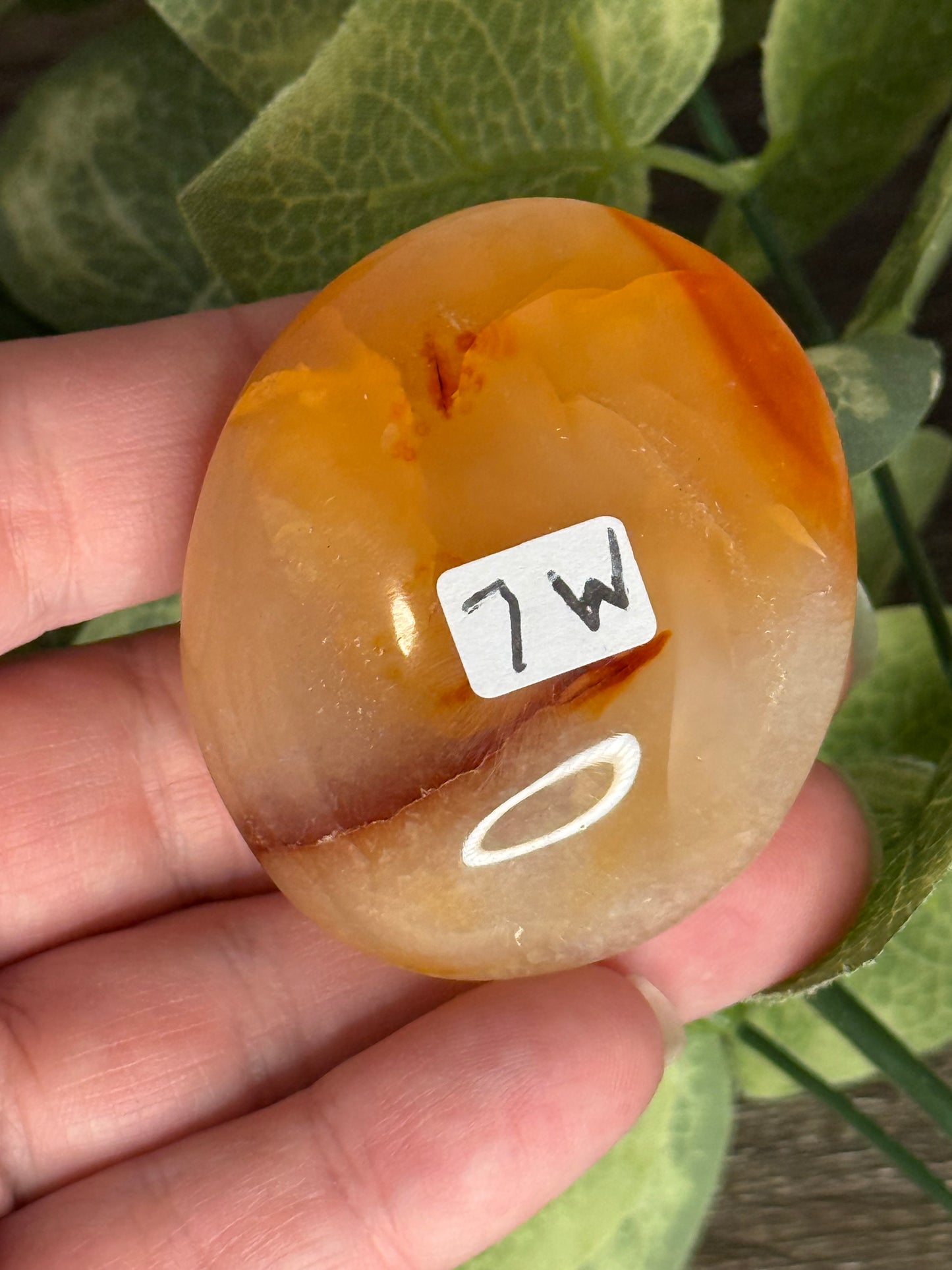 Carnelian Palm Stones