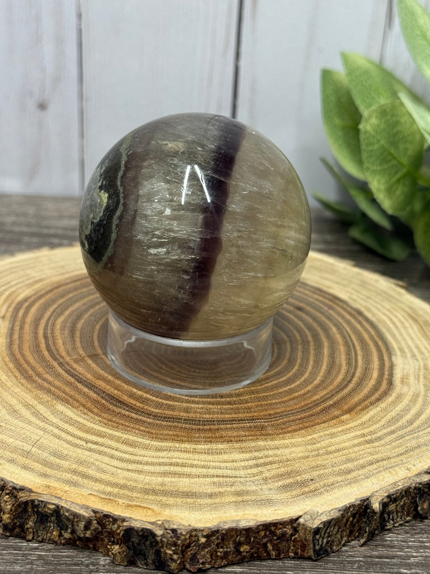 Pyrite and Fluorite Sphere