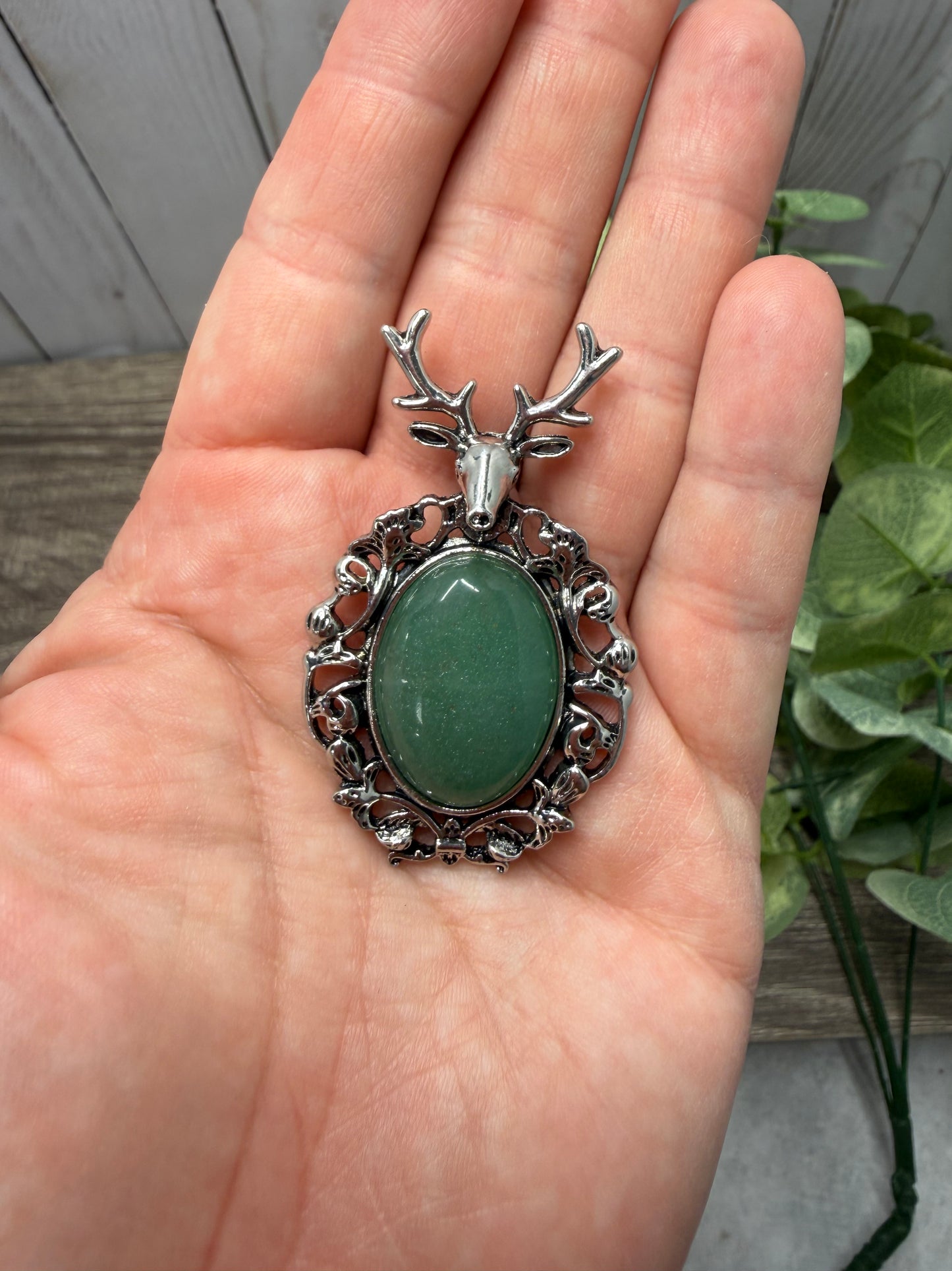 Deer Framed Pendant