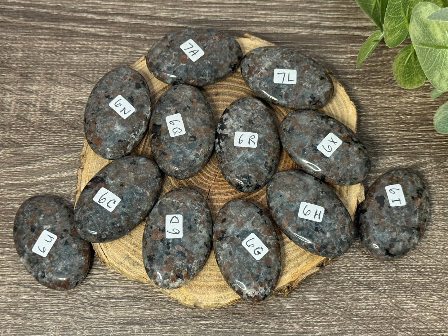 Yooperlite Palm Stones