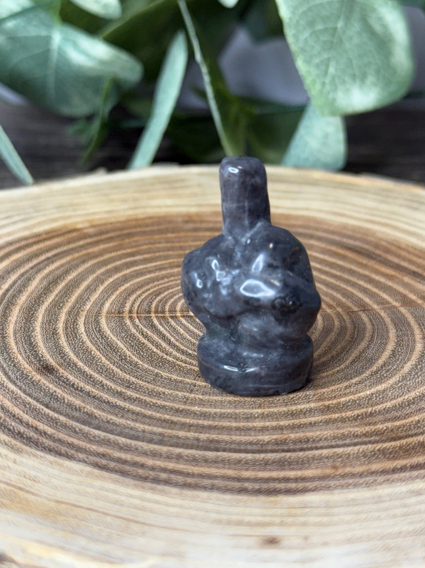 Middle Finger Up - Carving