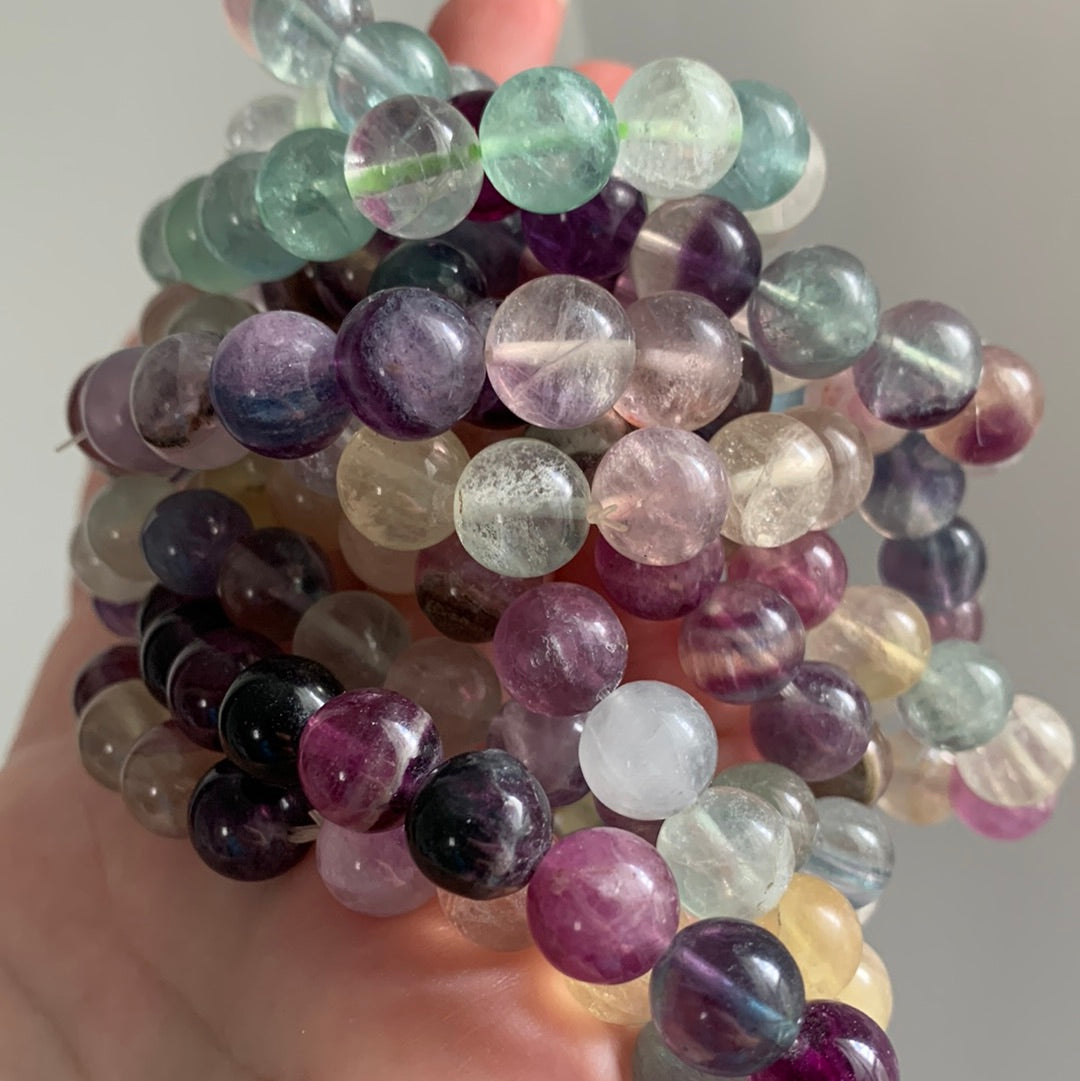 Fluorite - Bracelet (smaller 10 mm)