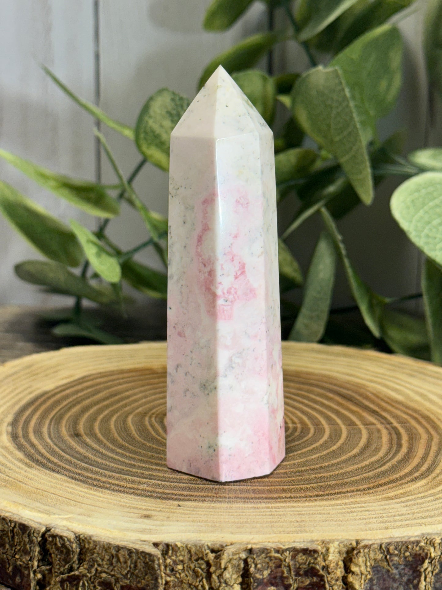 Pink Rhodonite Towers