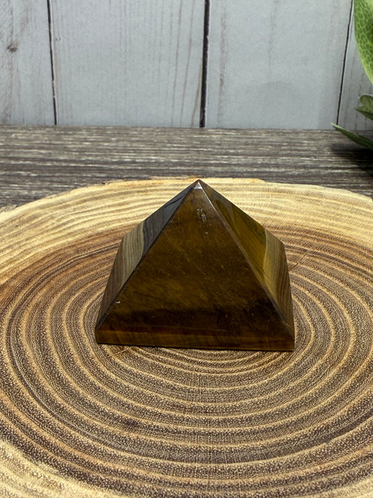 Tigers Eye Pyramid