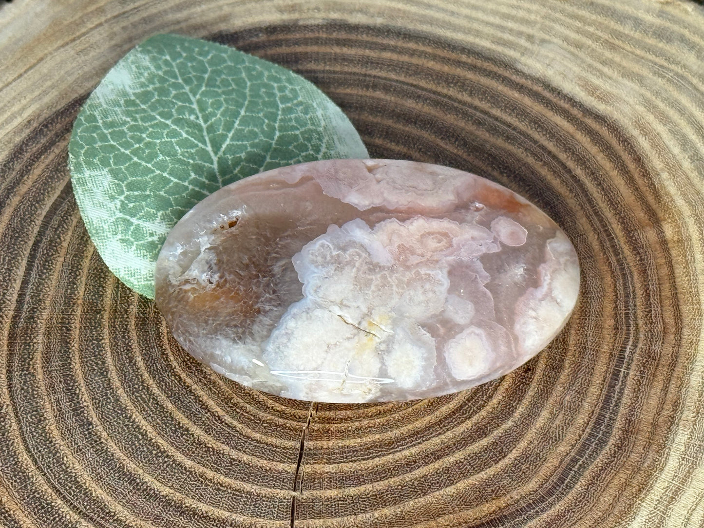 Pink Amethyst Palm Stones