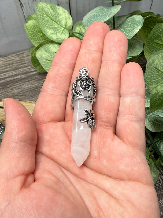 Flower Wrapped Pendant
