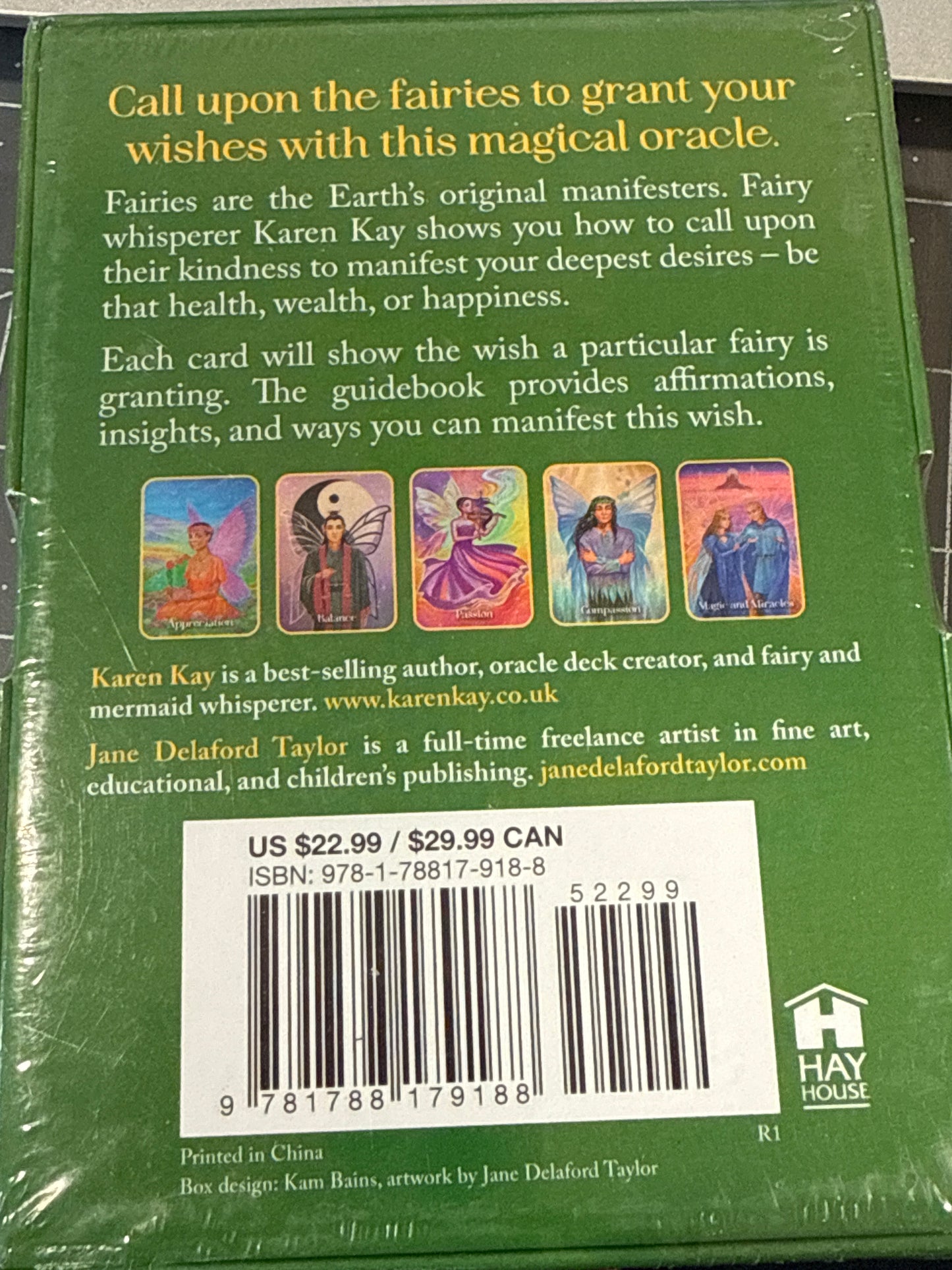 Manifesting with the Fairies: A 44 Card Oracle Deck and Guidebook