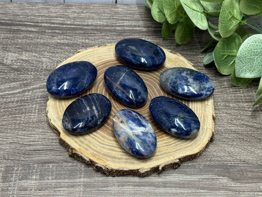 Sodalite Palm Stones