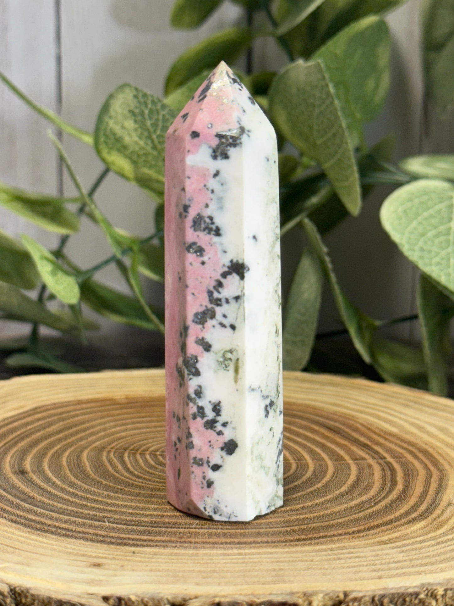 Pink Rhodonite Towers