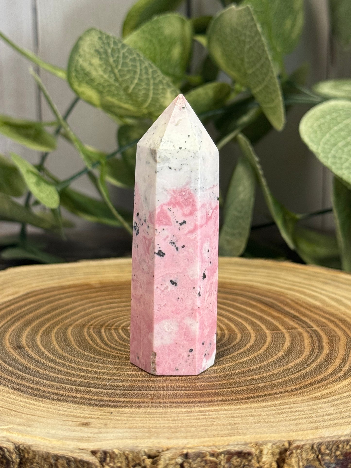 Pink Rhodonite Towers