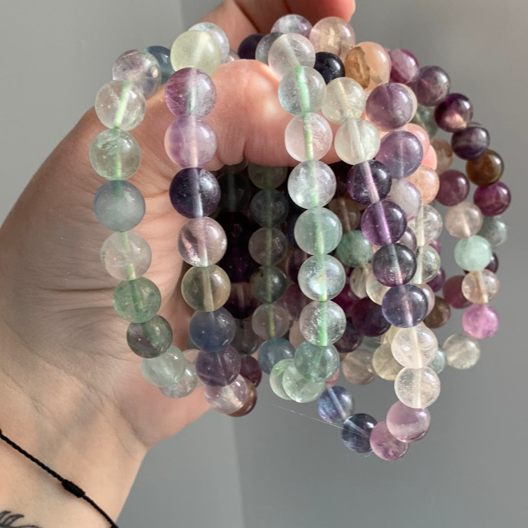 Fluorite - Bracelet (smaller 10 mm)