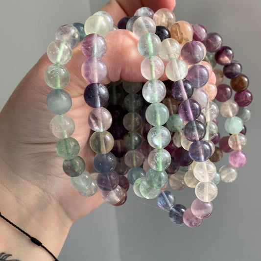 Fluorite - Bracelet (smaller 10 mm)