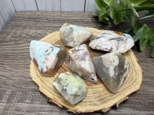 Cherry Blossom Flower Agate Freeform