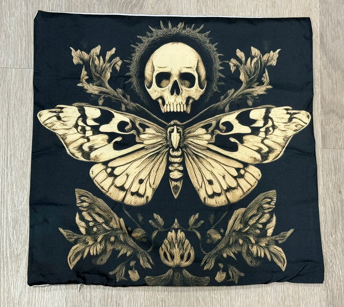Deadhead Moth Skull Pillow Case