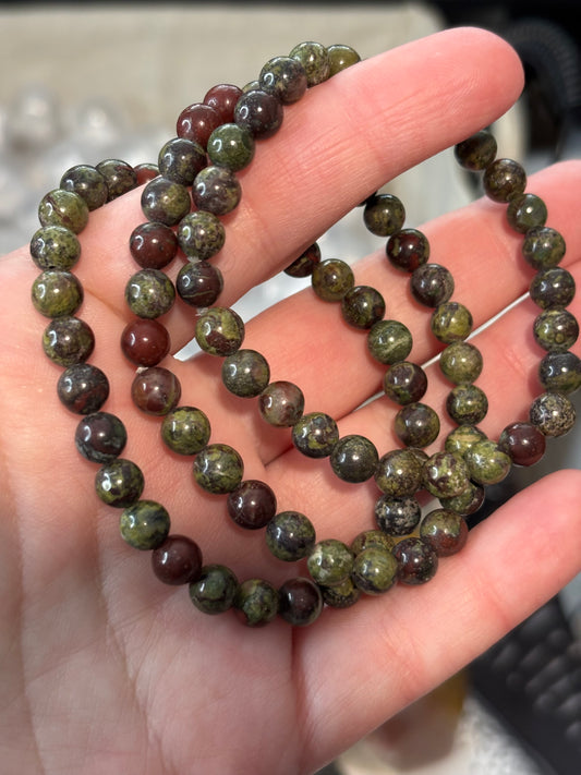 Dragon Bloodstone - Bracelet 6 mm