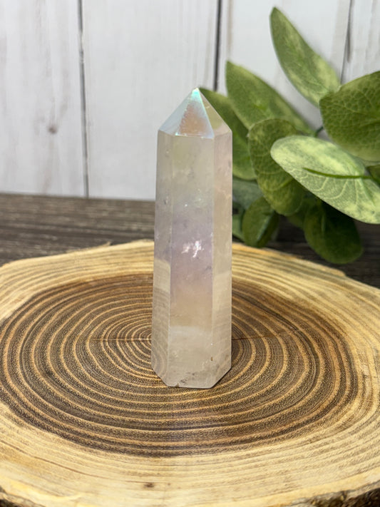 Aura Rose Quartz Towers