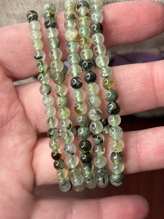 Prehnite - Bracelet 4 mm