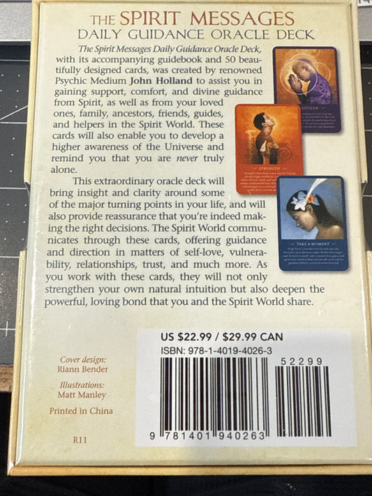The Spirit Messages Daily Guidance Oracle Deck: A 50 Card Deck and Guidebook