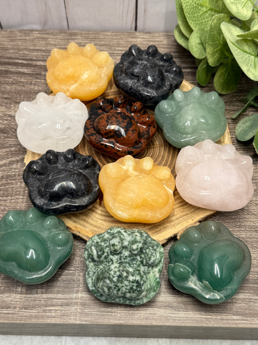 Paw Print Carvings