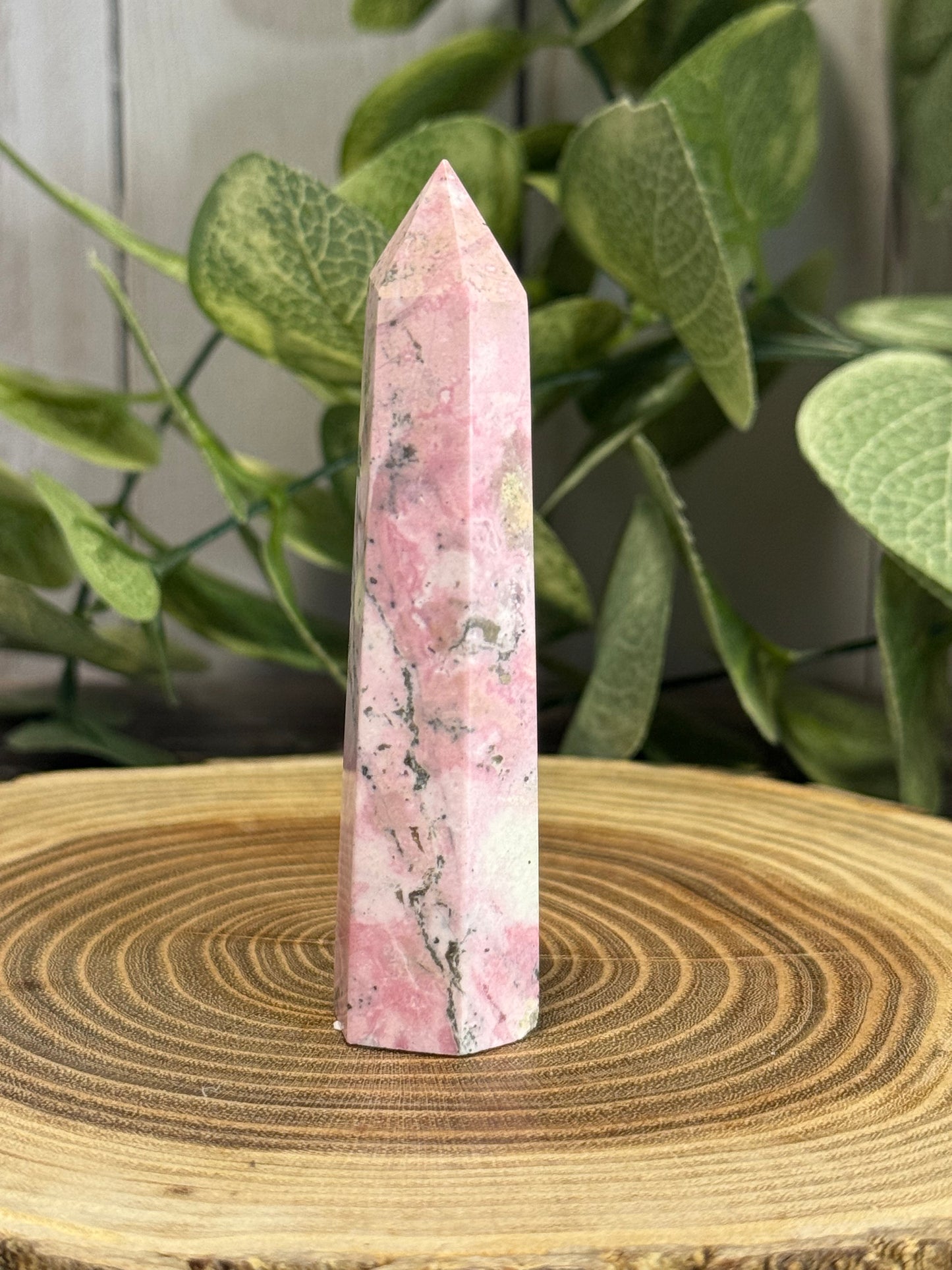 Pink Rhodonite Towers