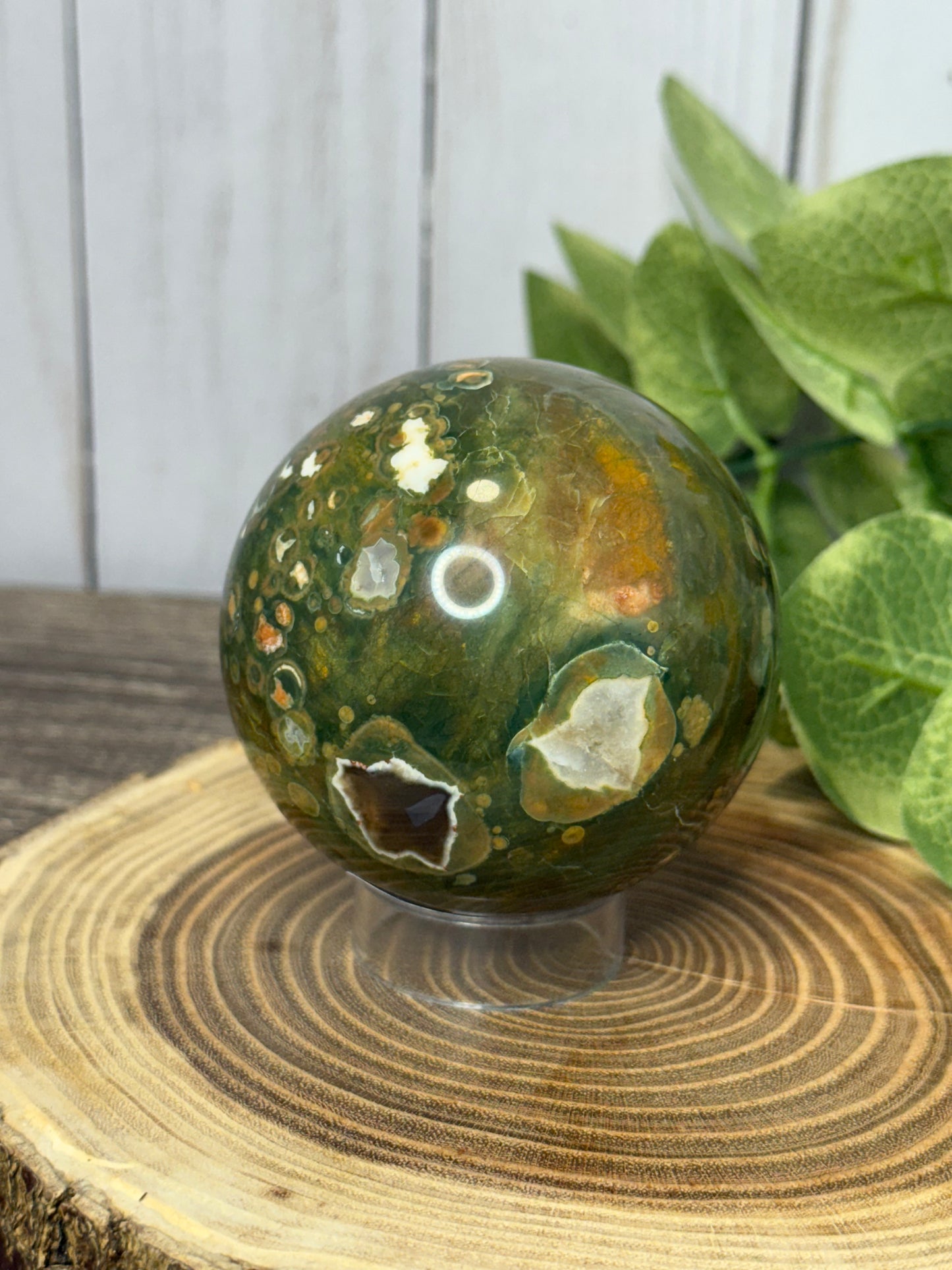 Rainforest Agate Sphere