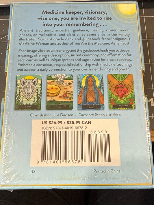 The Sacred Medicine Oracle: A 56 Card Deck and Guidebook