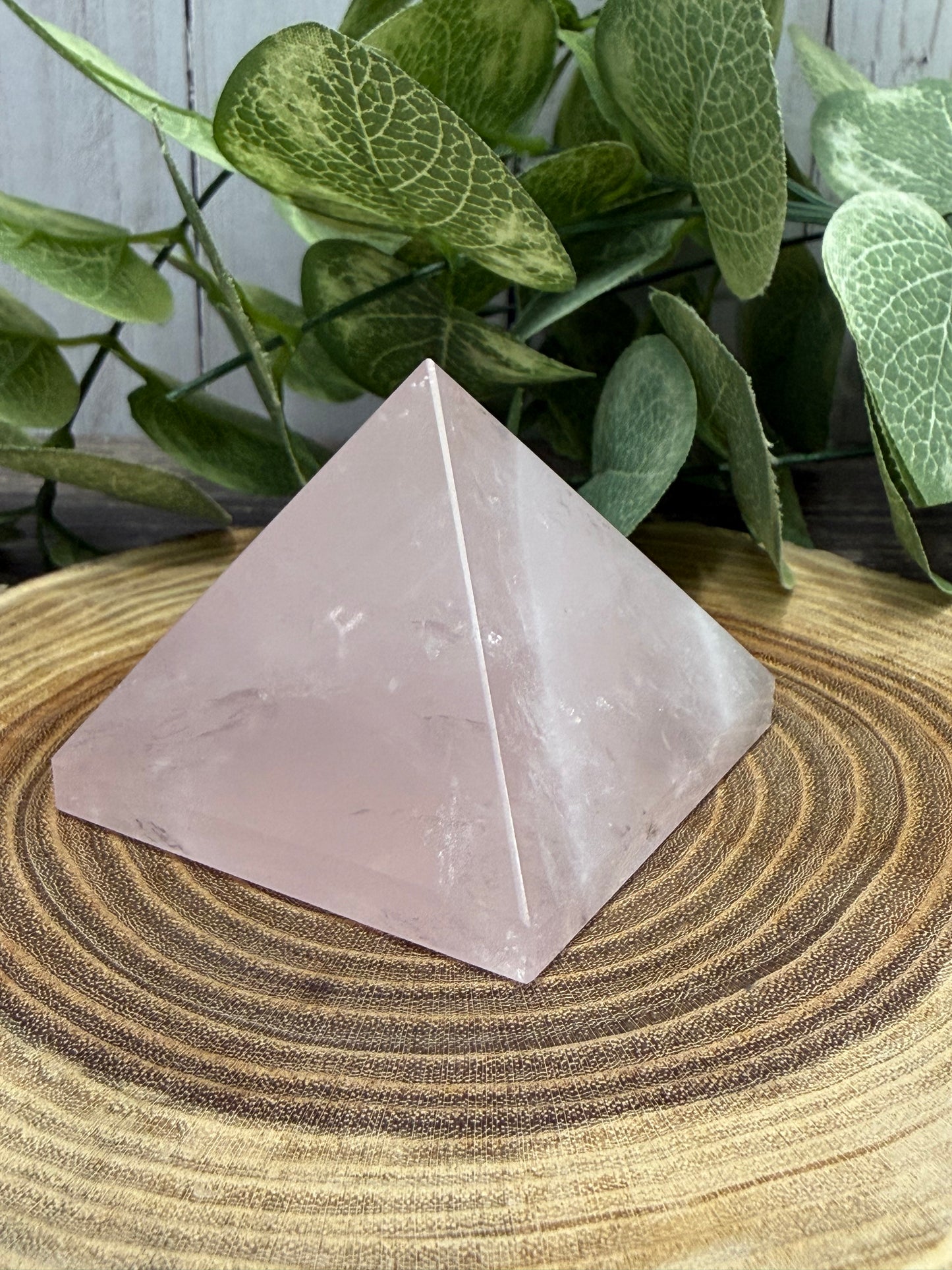 Rose Quartz Pyramid