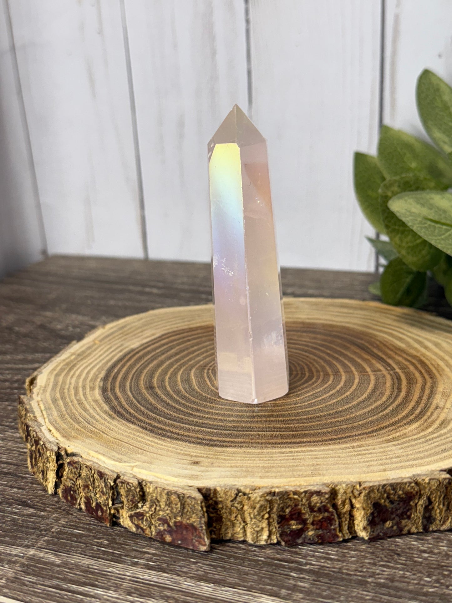 Aura Rose Quartz Towers