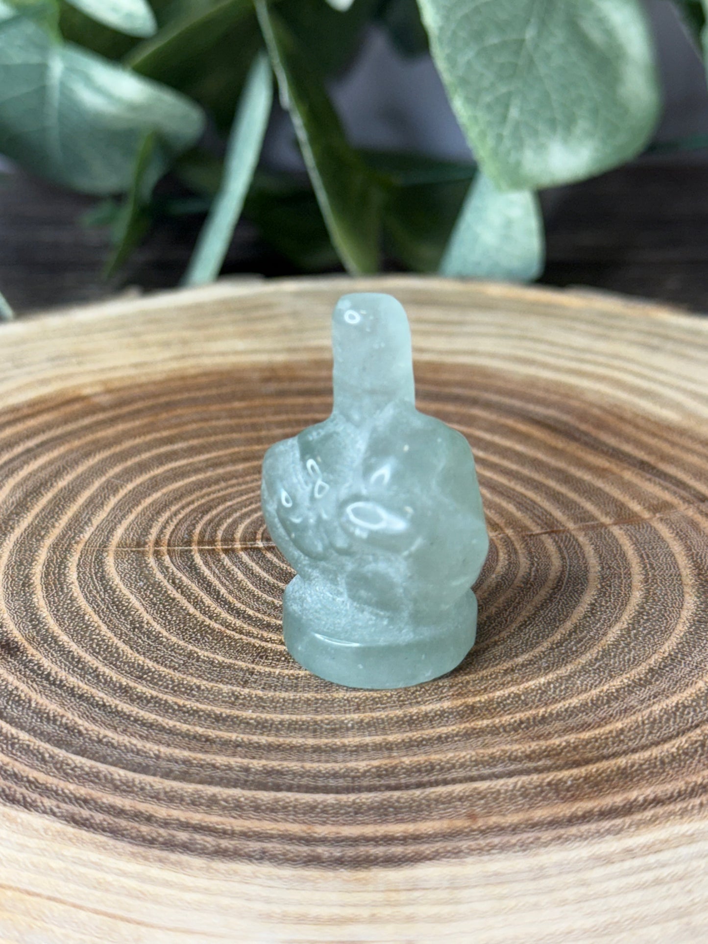 Middle Finger Up - Carving